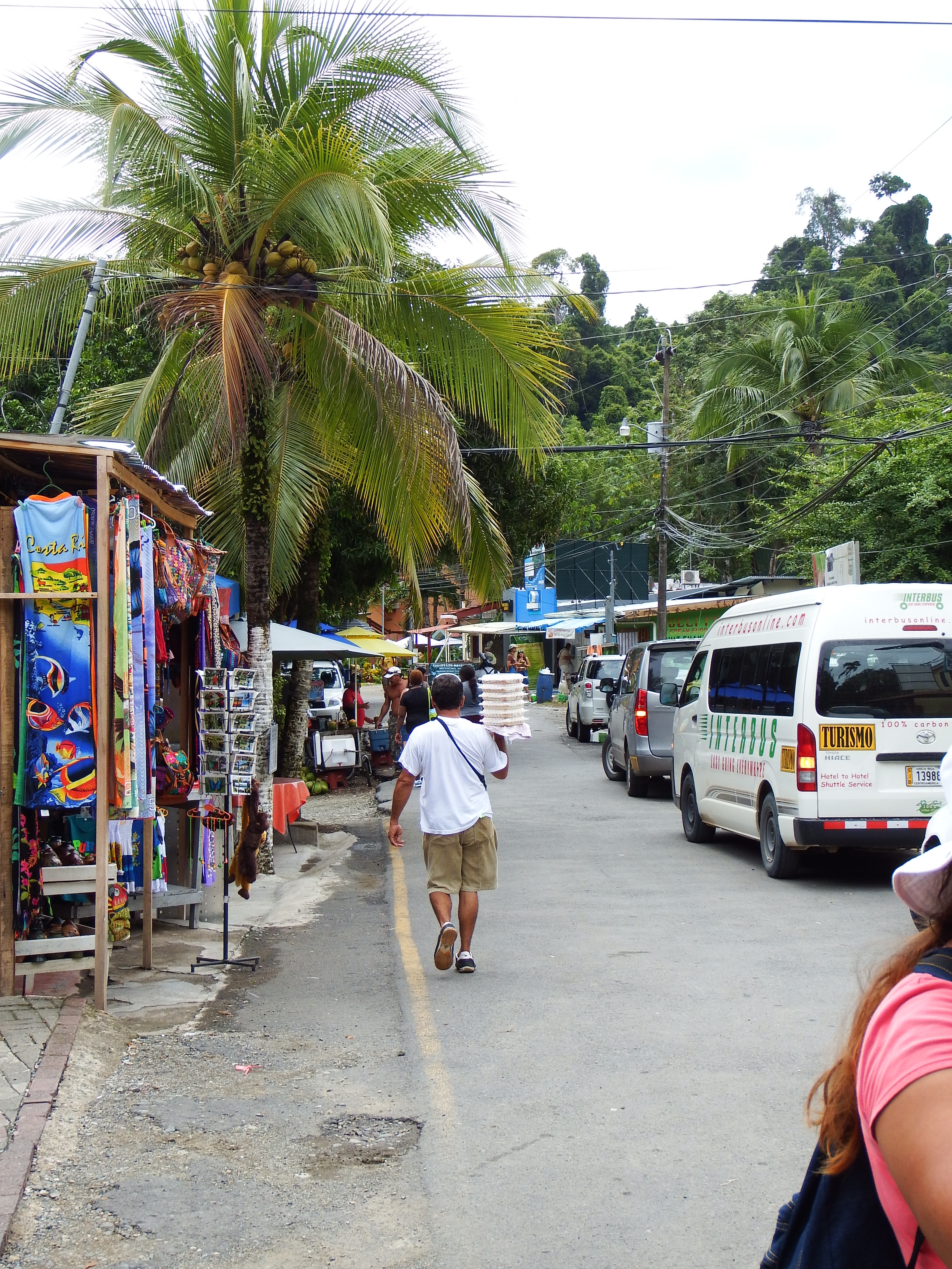 Near the national park entrance still has a bit of that "back-packer town" vibe (street vendors, etc.).