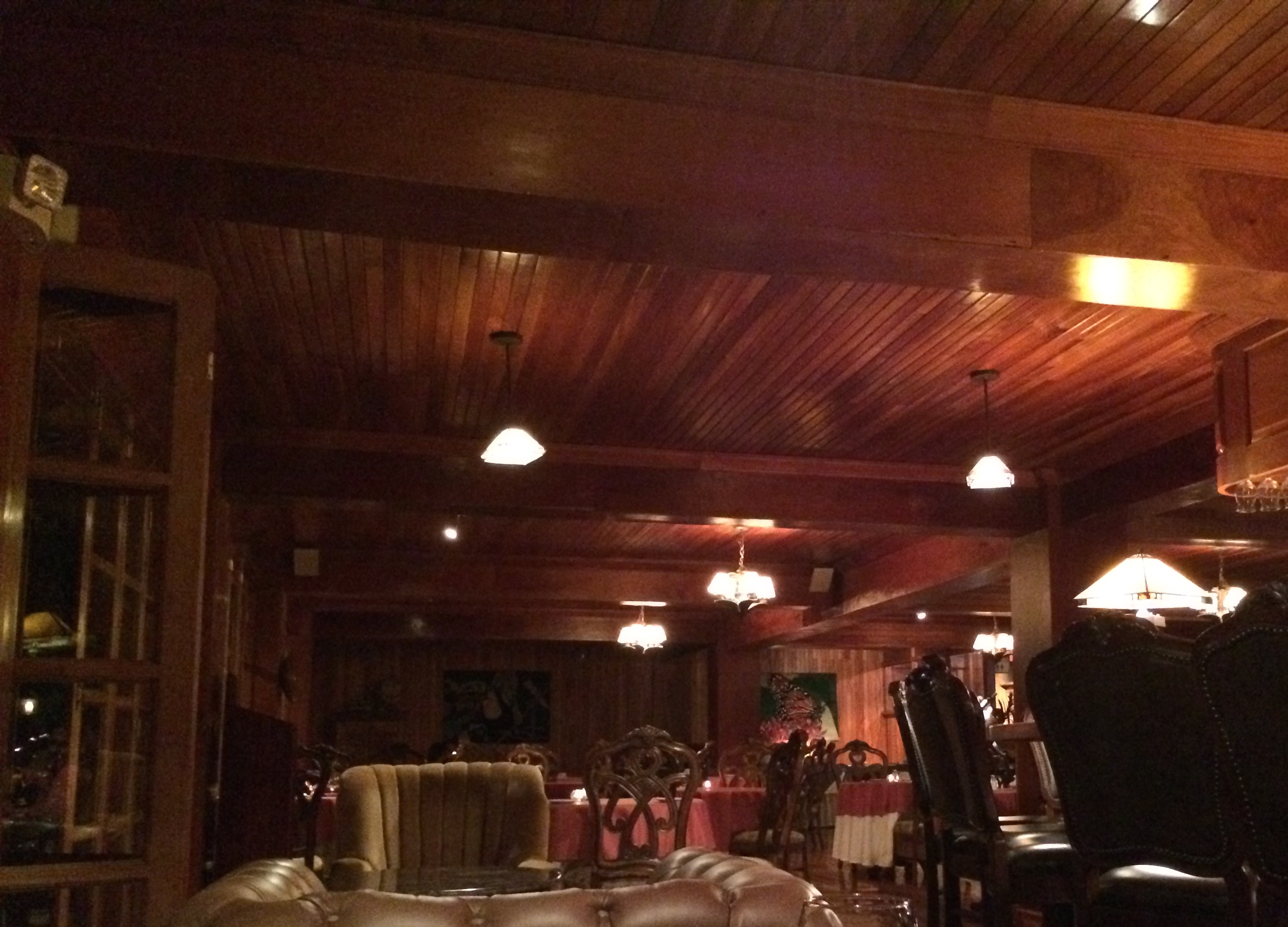 Kid pic of the bar/restaurant area at the Belmar. 