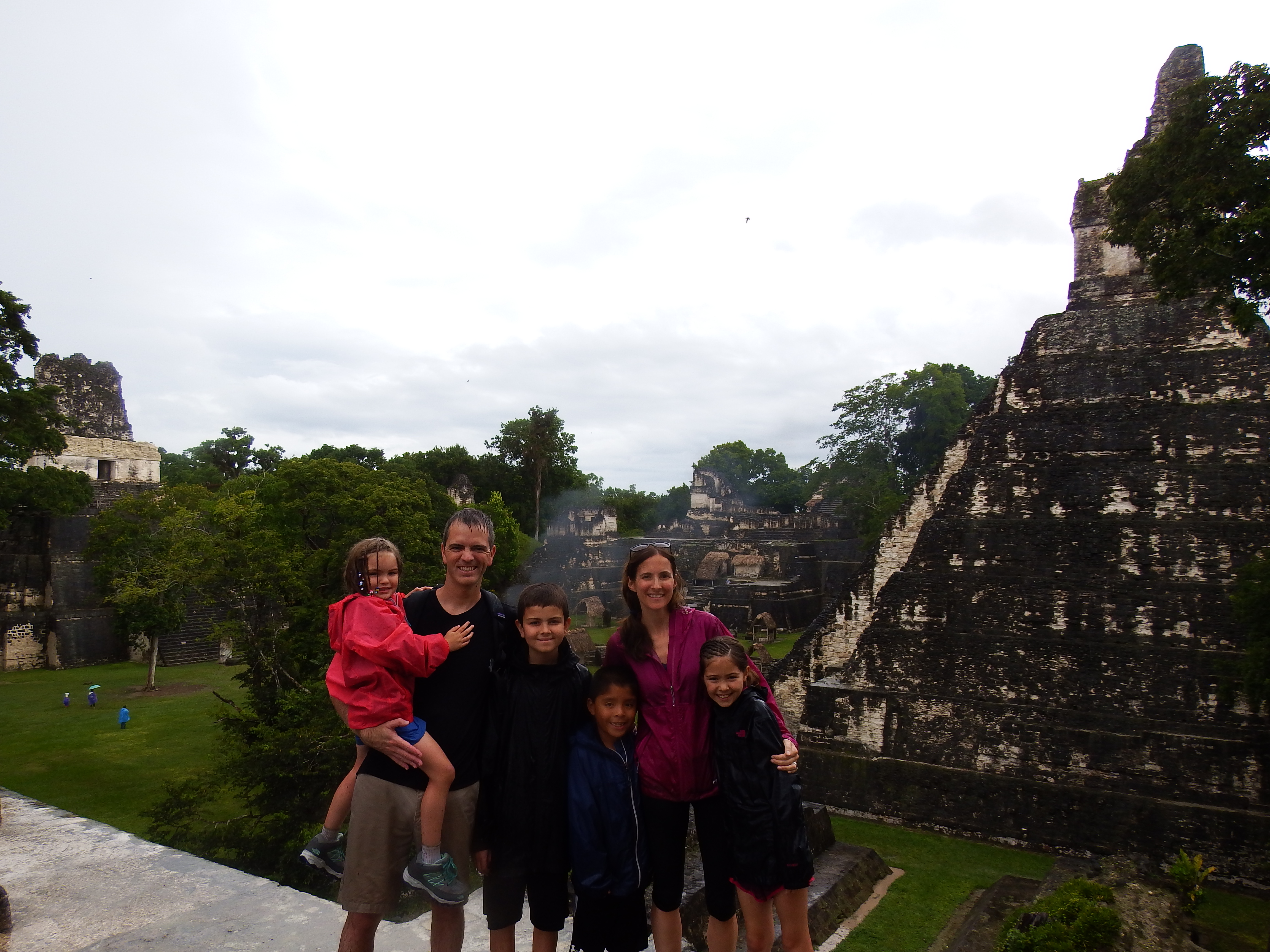 It's hard not to see the bright side when you get family pics like this during the few breaks in the rain!