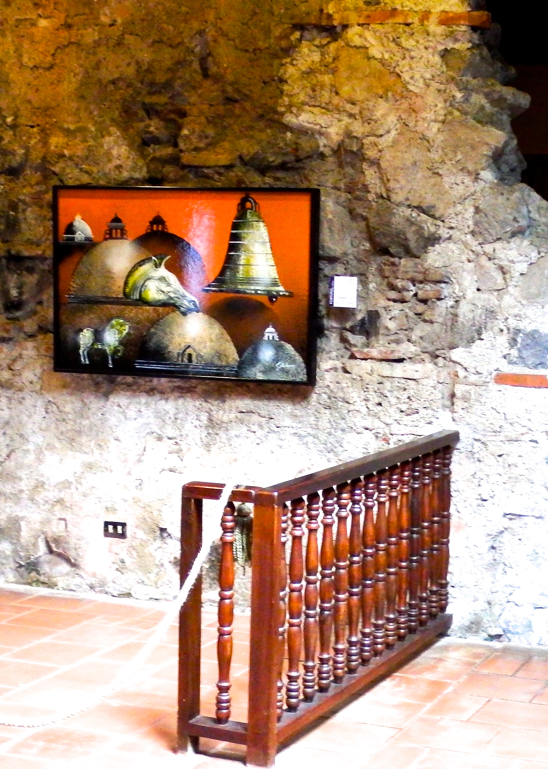 I should have taken pics of the museums but I blanked.  I did take this one on the way out...setting up for a new exhibit in the hotel lobby...