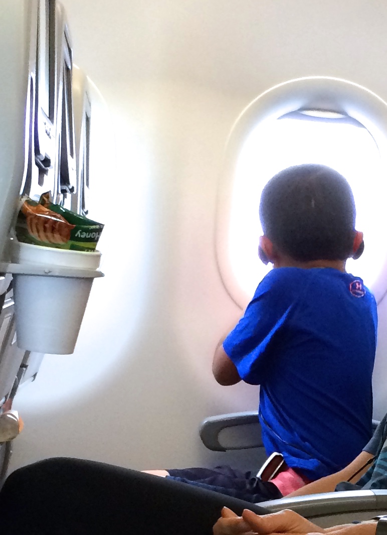 Charlie taking in Guatemala City.