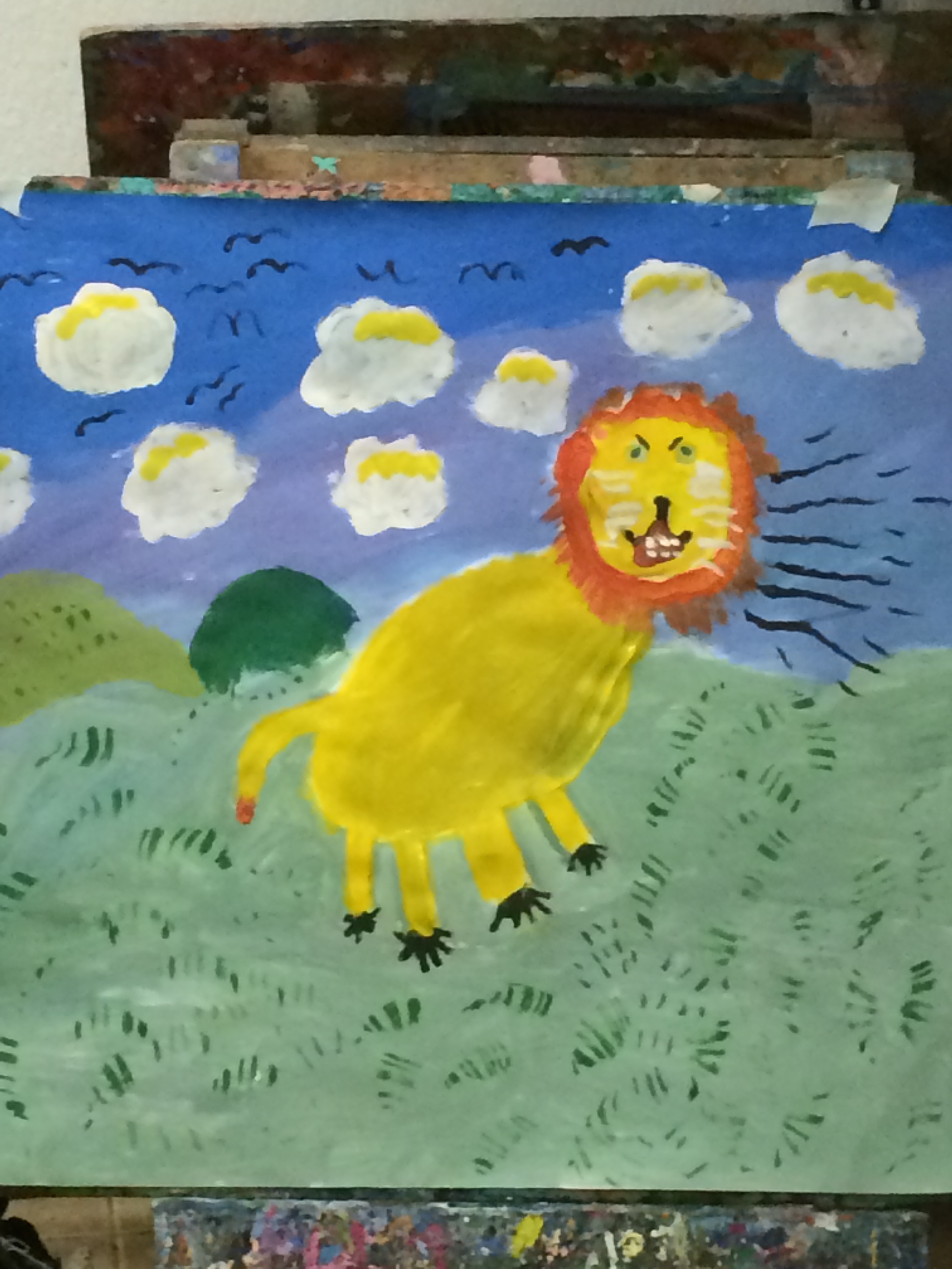 Liadan's latest painting from "Art Club"