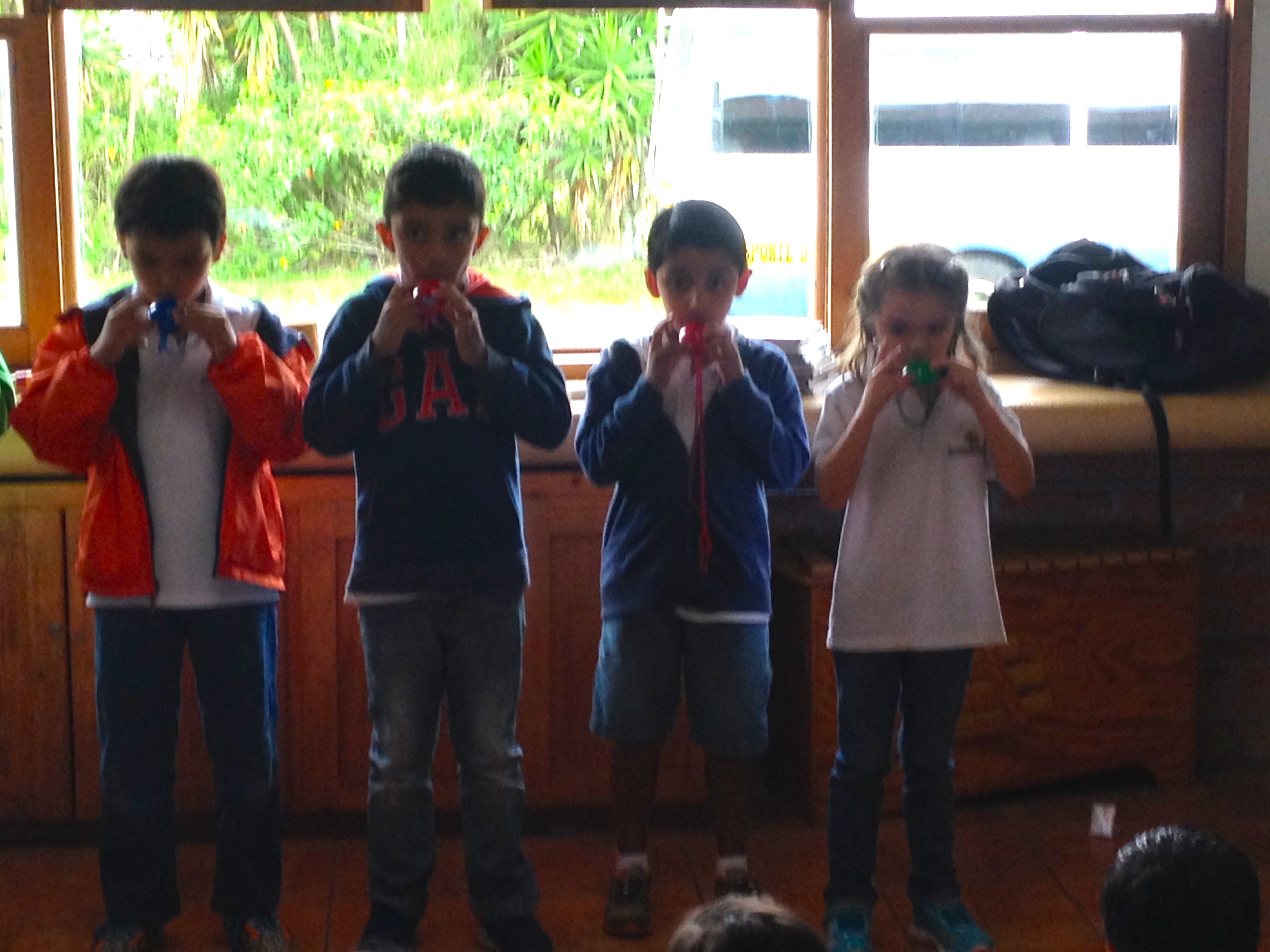 Liadan during a "morning music" concert