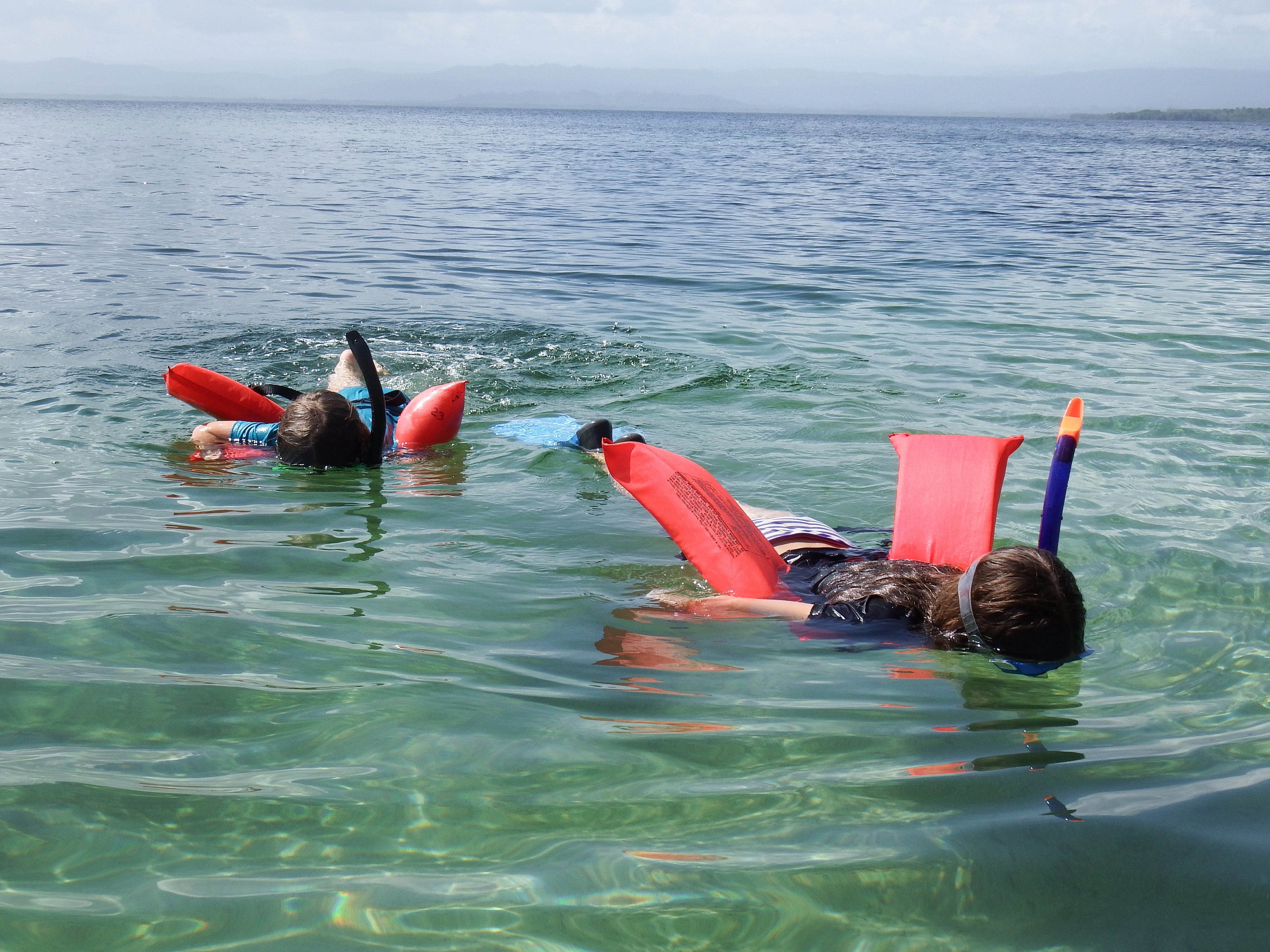 Floating around near "Starfish beach"
