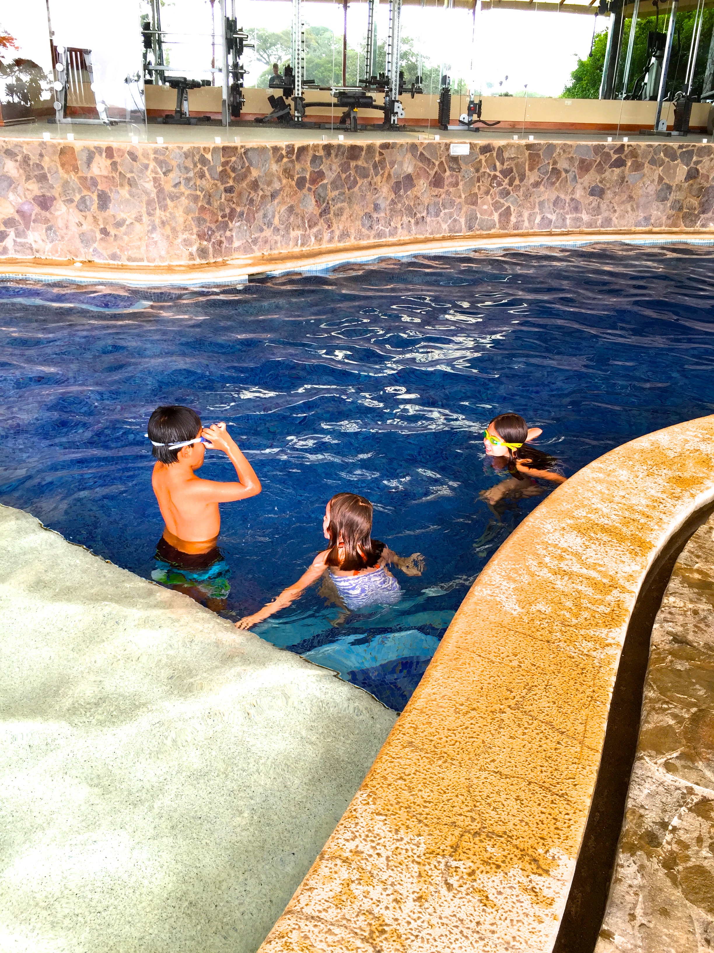 Brrrr...the water is COLD!