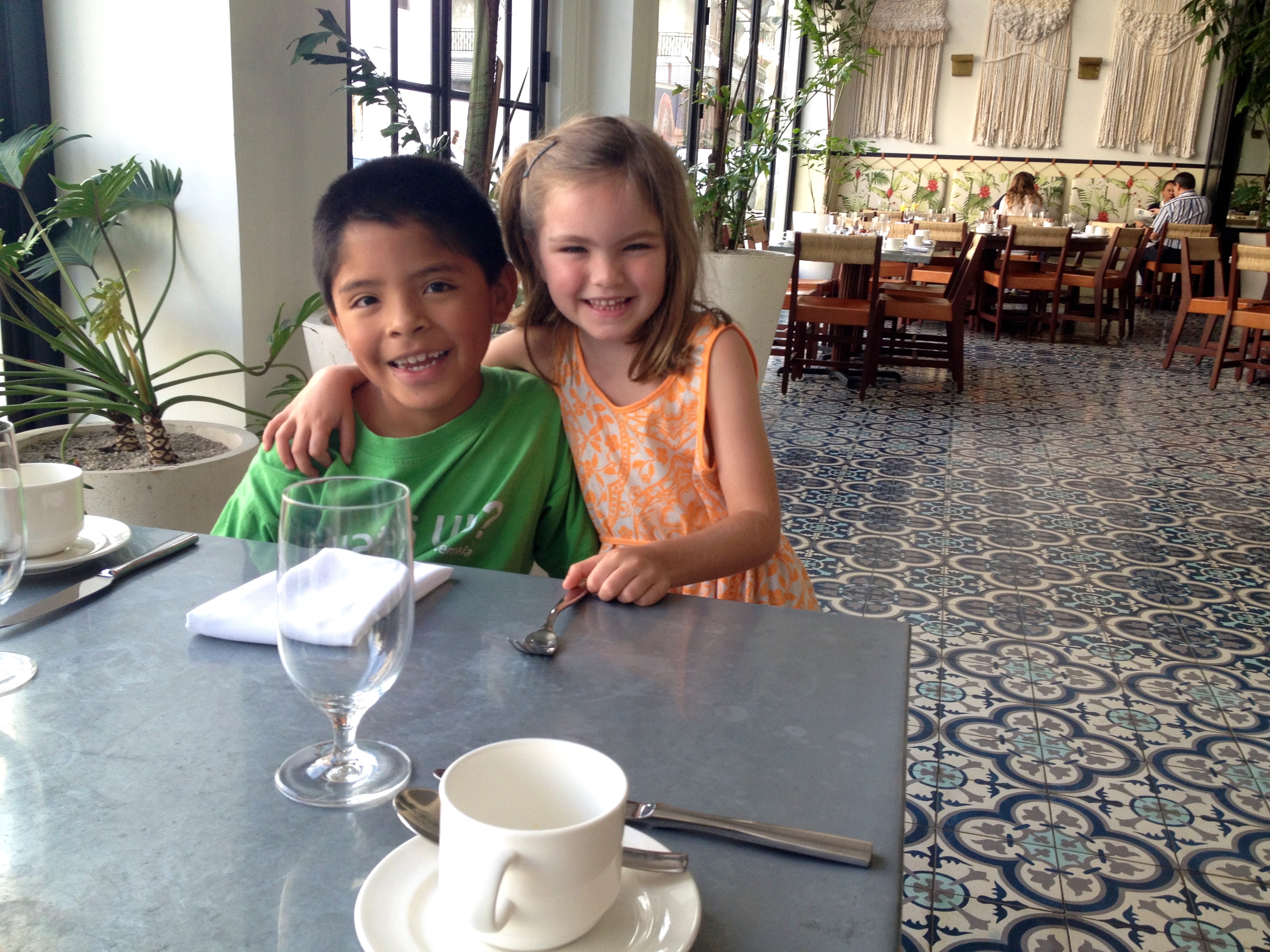 ...and the two younger kids. 