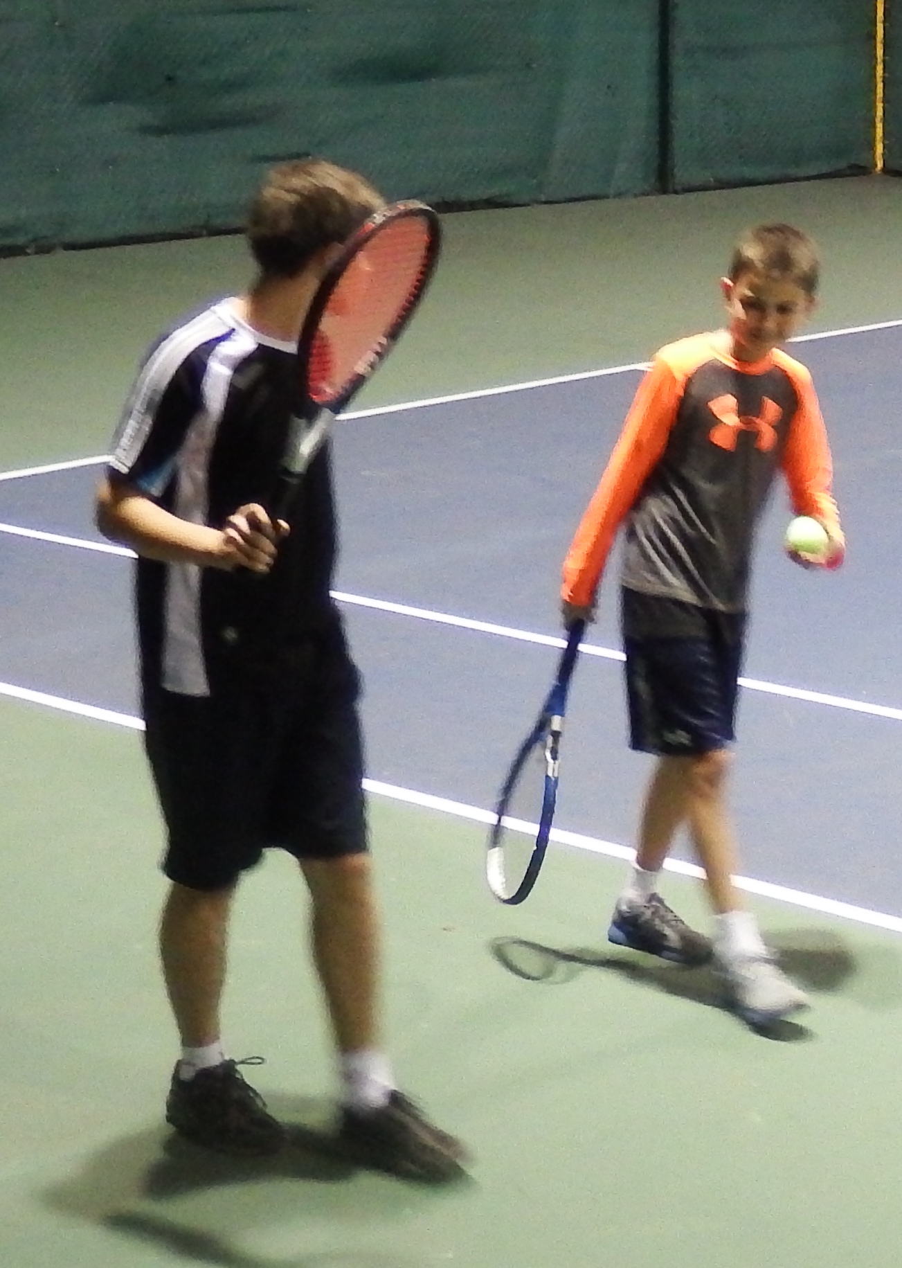 Jack and Antonio (his doubles partner) at the "Castillo Cup"