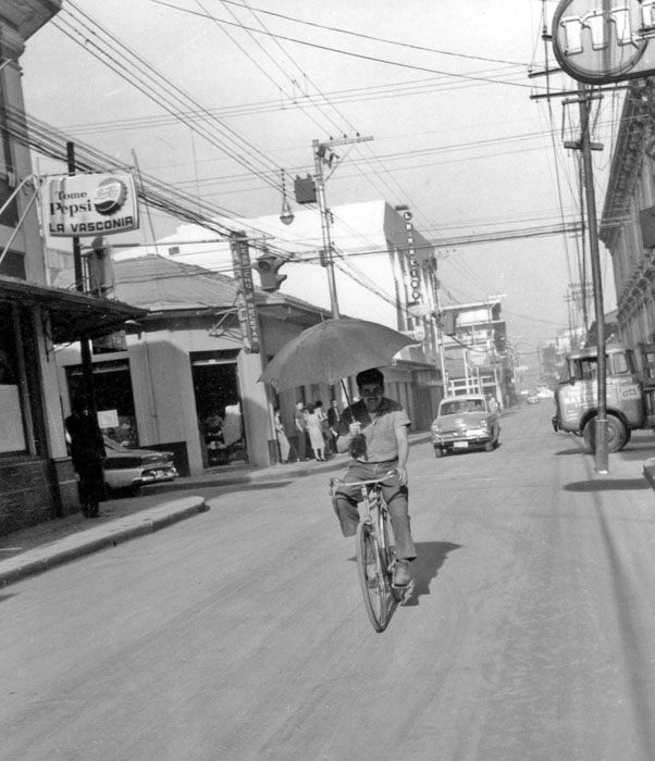 Biking in the ash-rain!