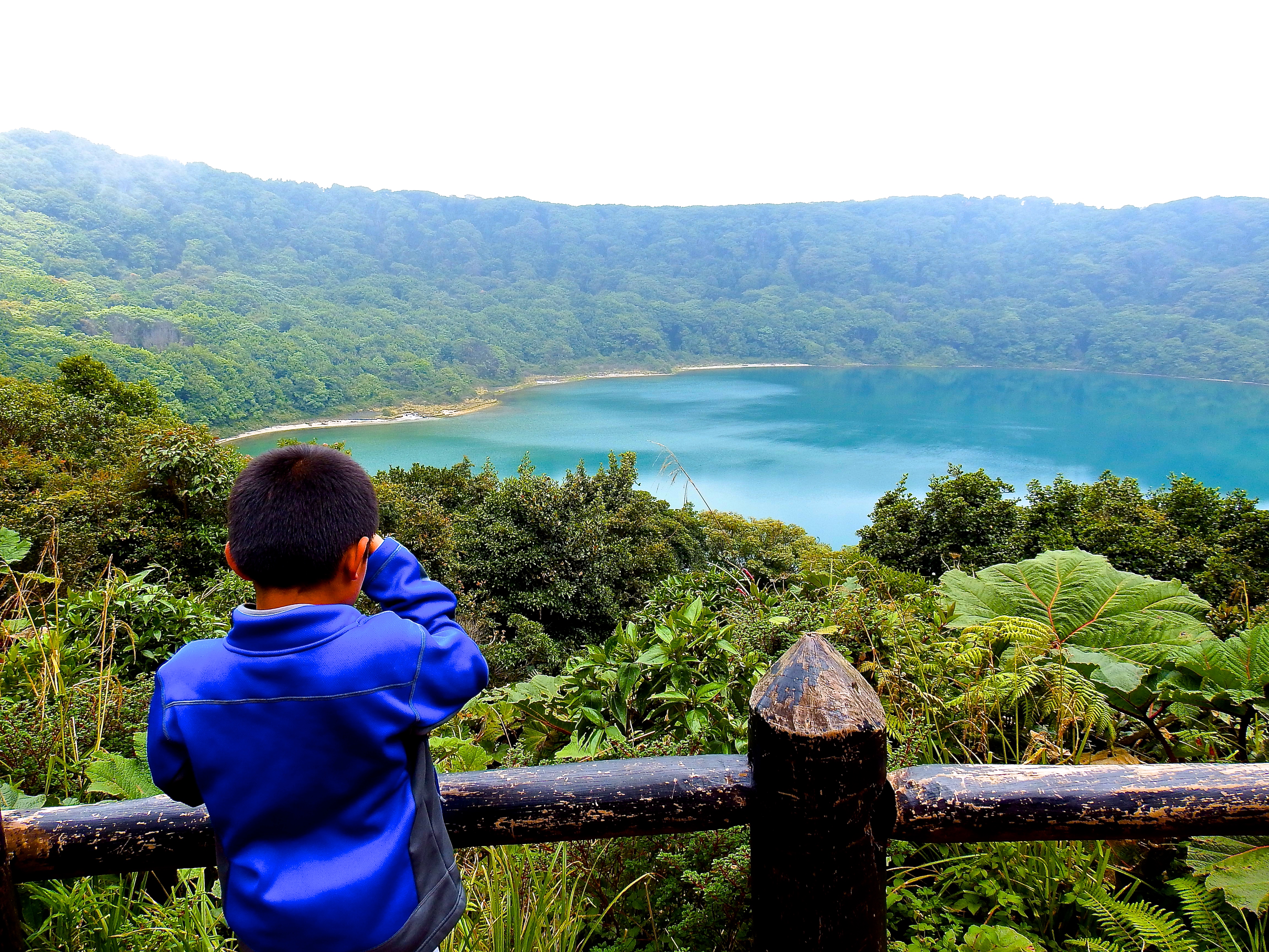 Me at the Laguna Botos at Poás