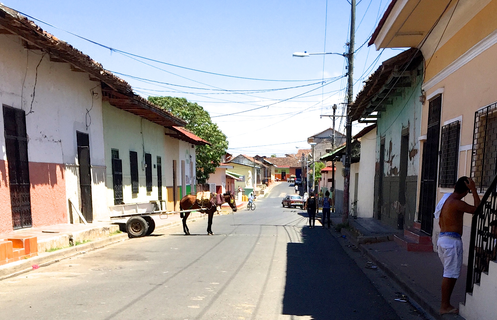 Delivery cart across the street from where we were staying...