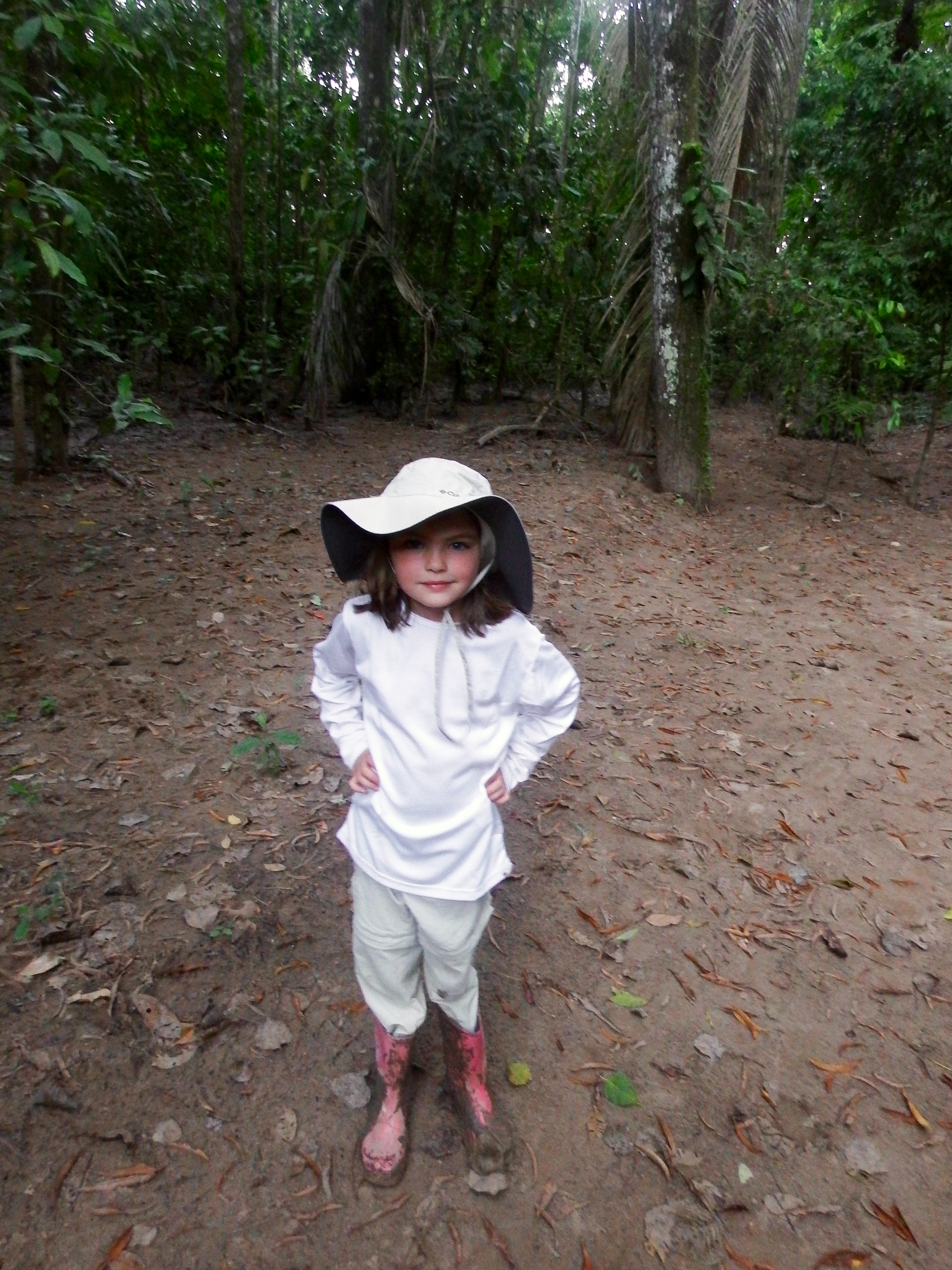 In the middle of the jungle in the Amazon basin