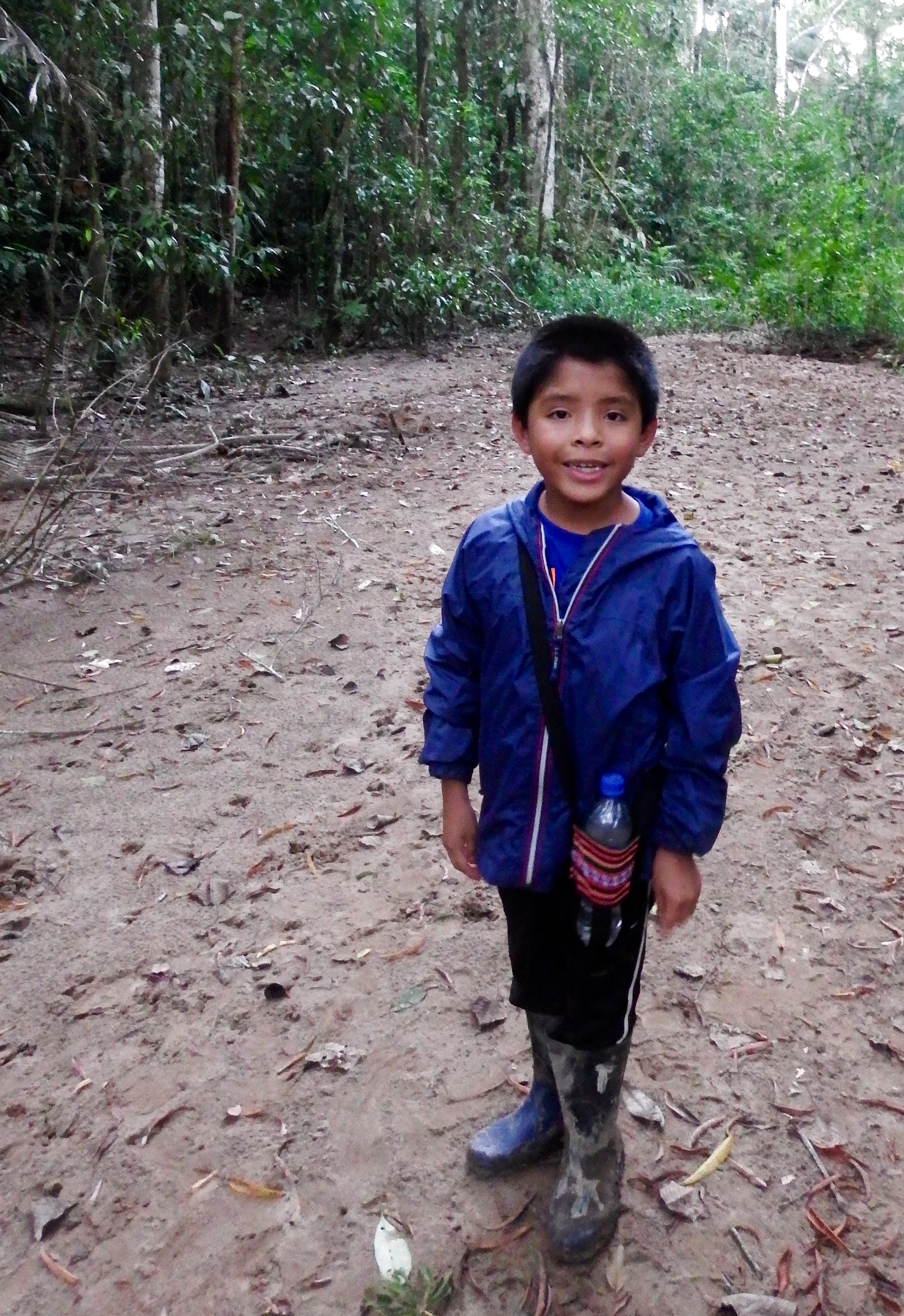 At a mud flat with TONS of animal tracks!