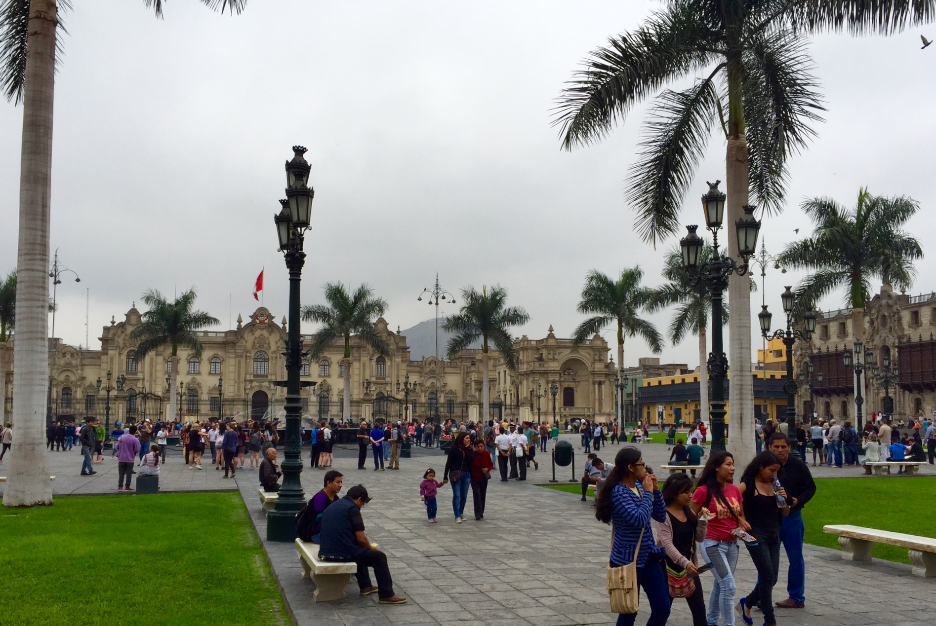 Venture inside, and you'll see grand doors, bannisters, and stairs where Pizarro's old chum lounged around as the Inca people starved.
