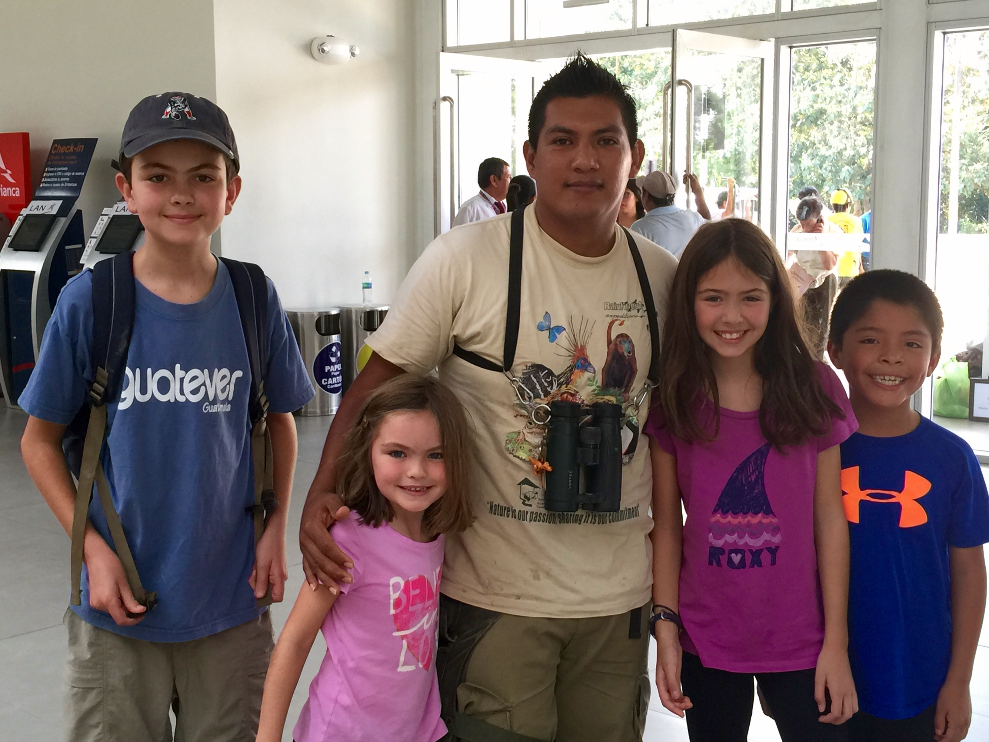 With Saay at the airport before we left.  : (