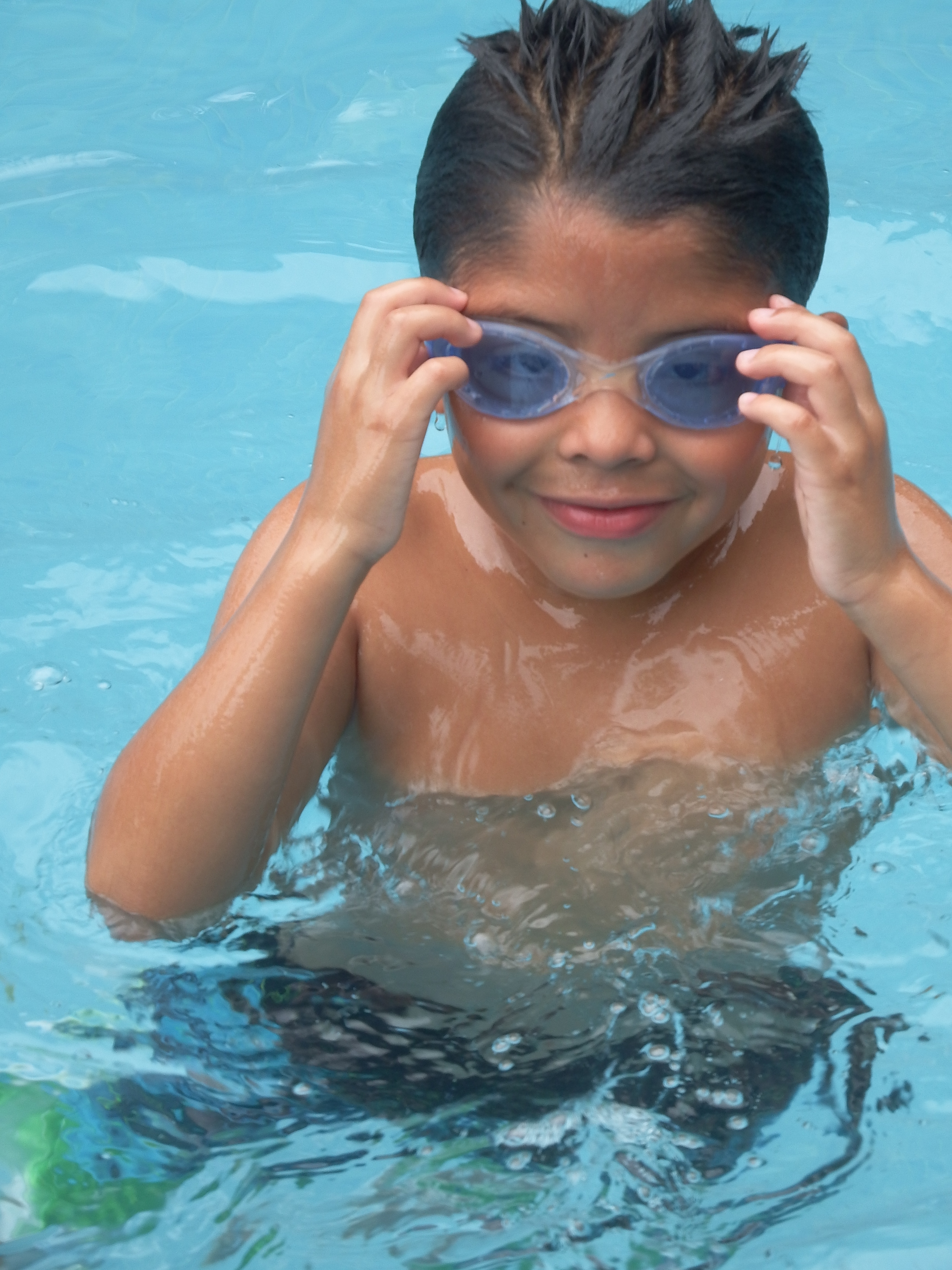 Charlie enjoying a swim in Manuel Antonio. 