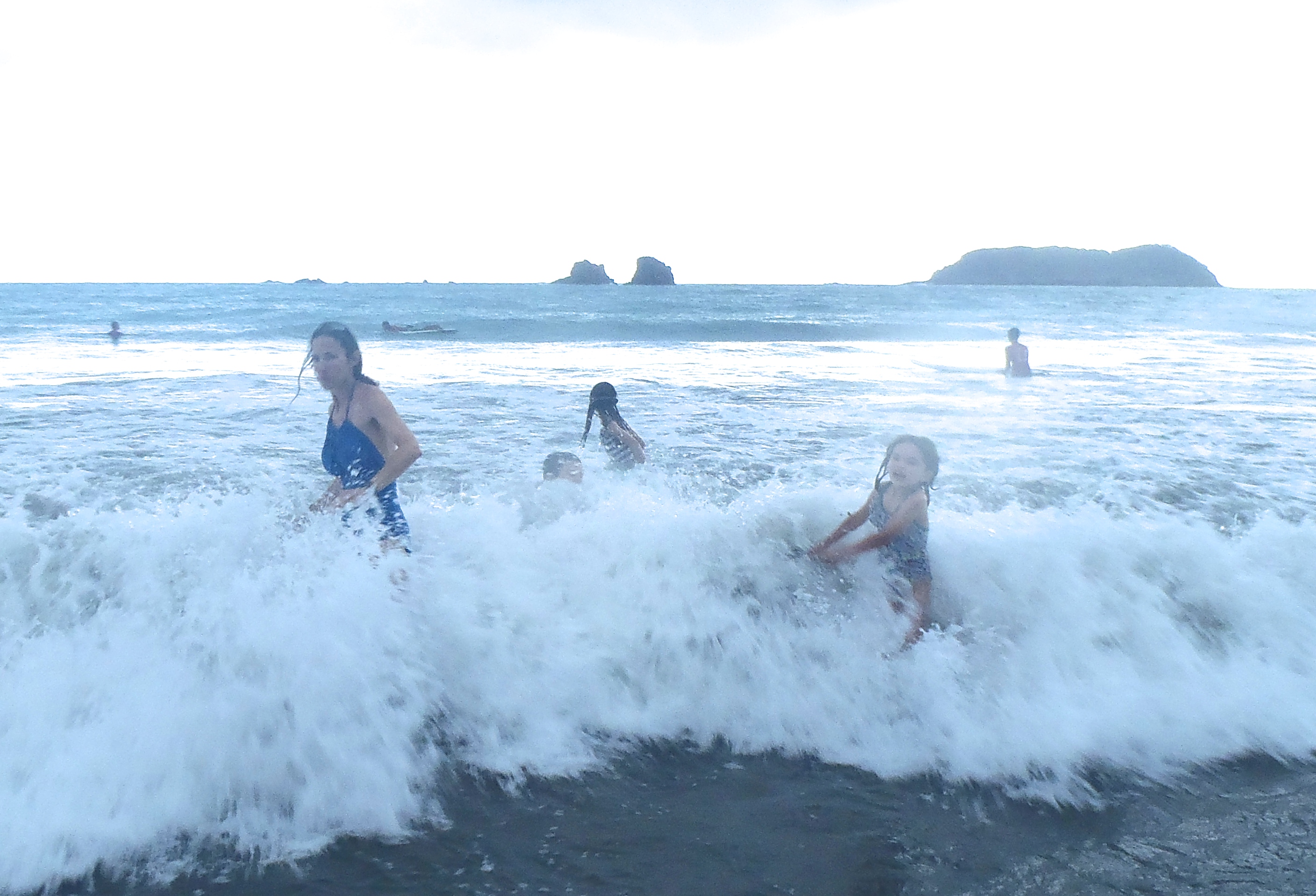 At the beach