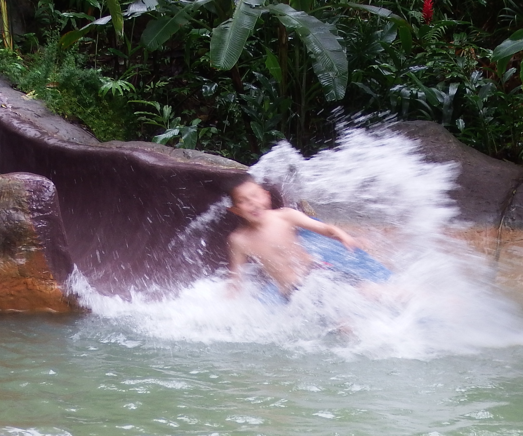 This is me in Arenal. Now, that just happens to be the highlight of Costa Rica.