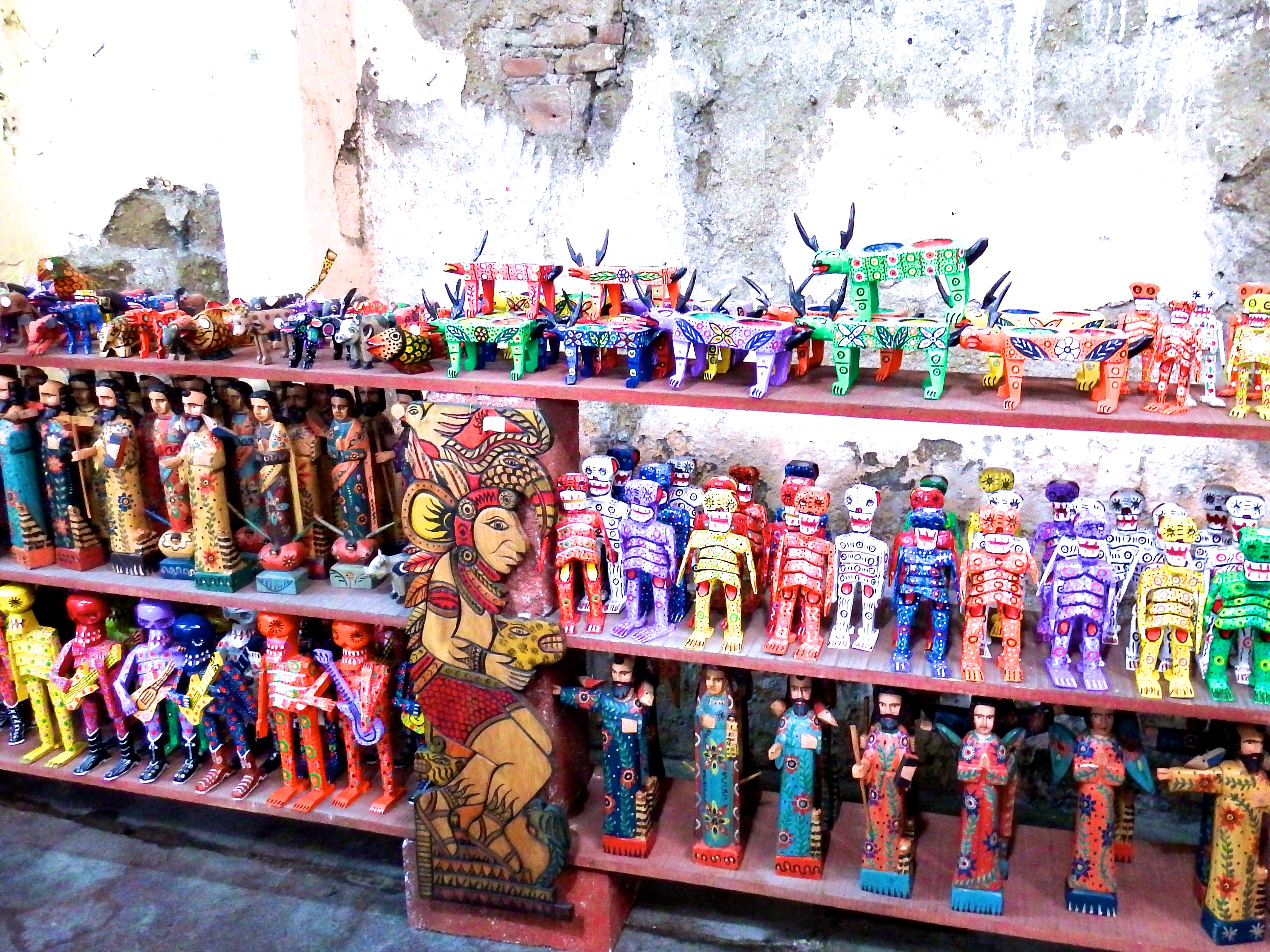 At the market...