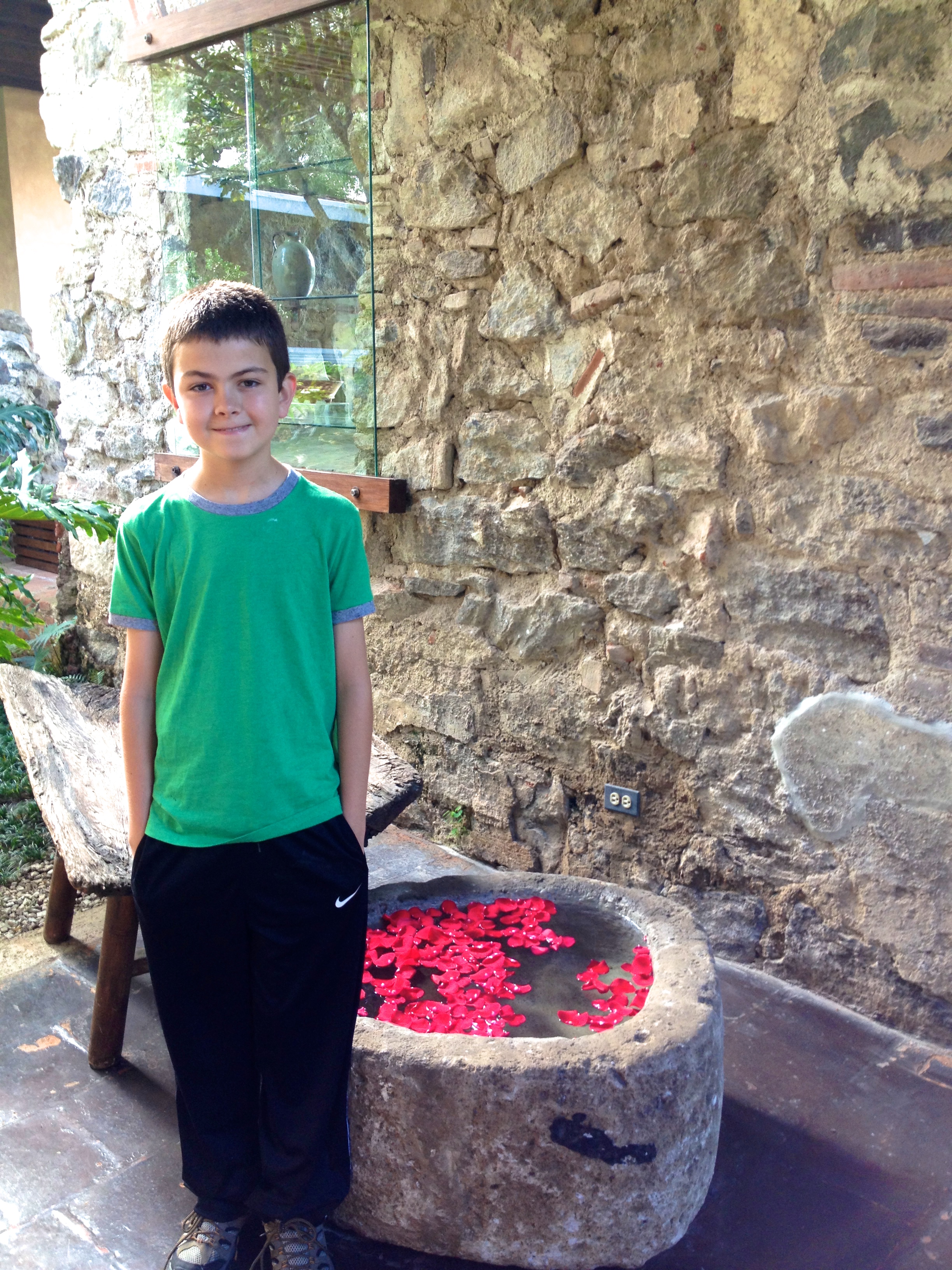 Outside our room