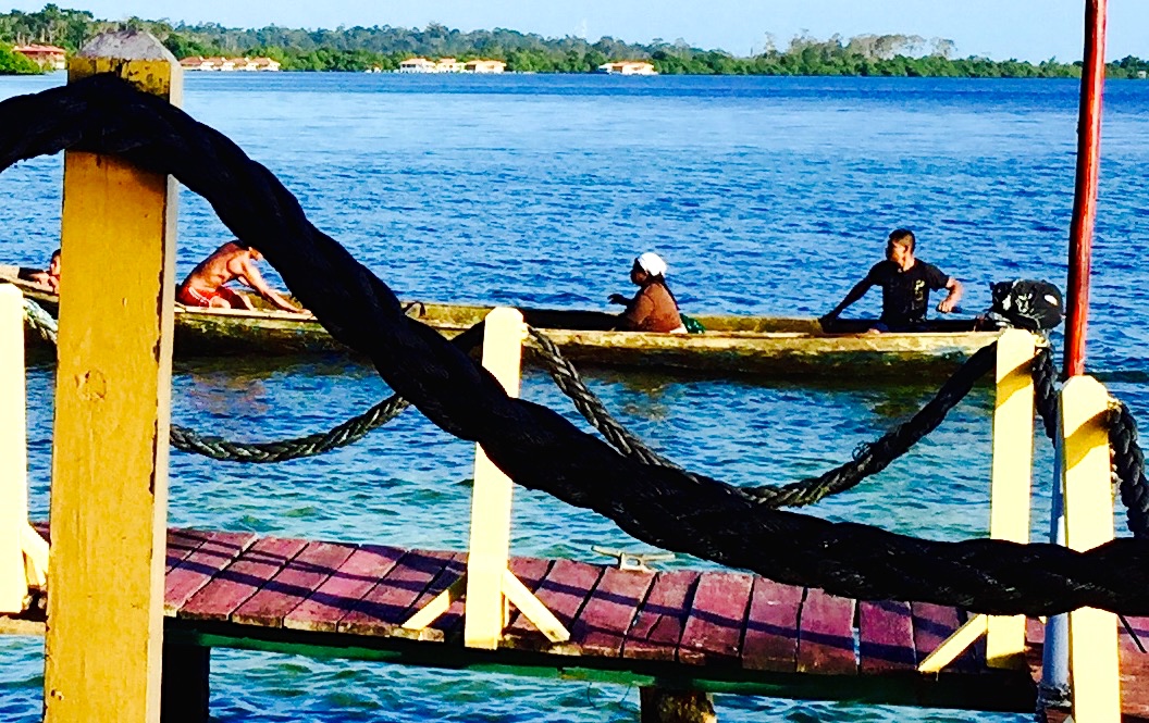 Every day local fisherman would come by in a long canoe and sell the restaurant what they caught that day and they would make dinner with it!
