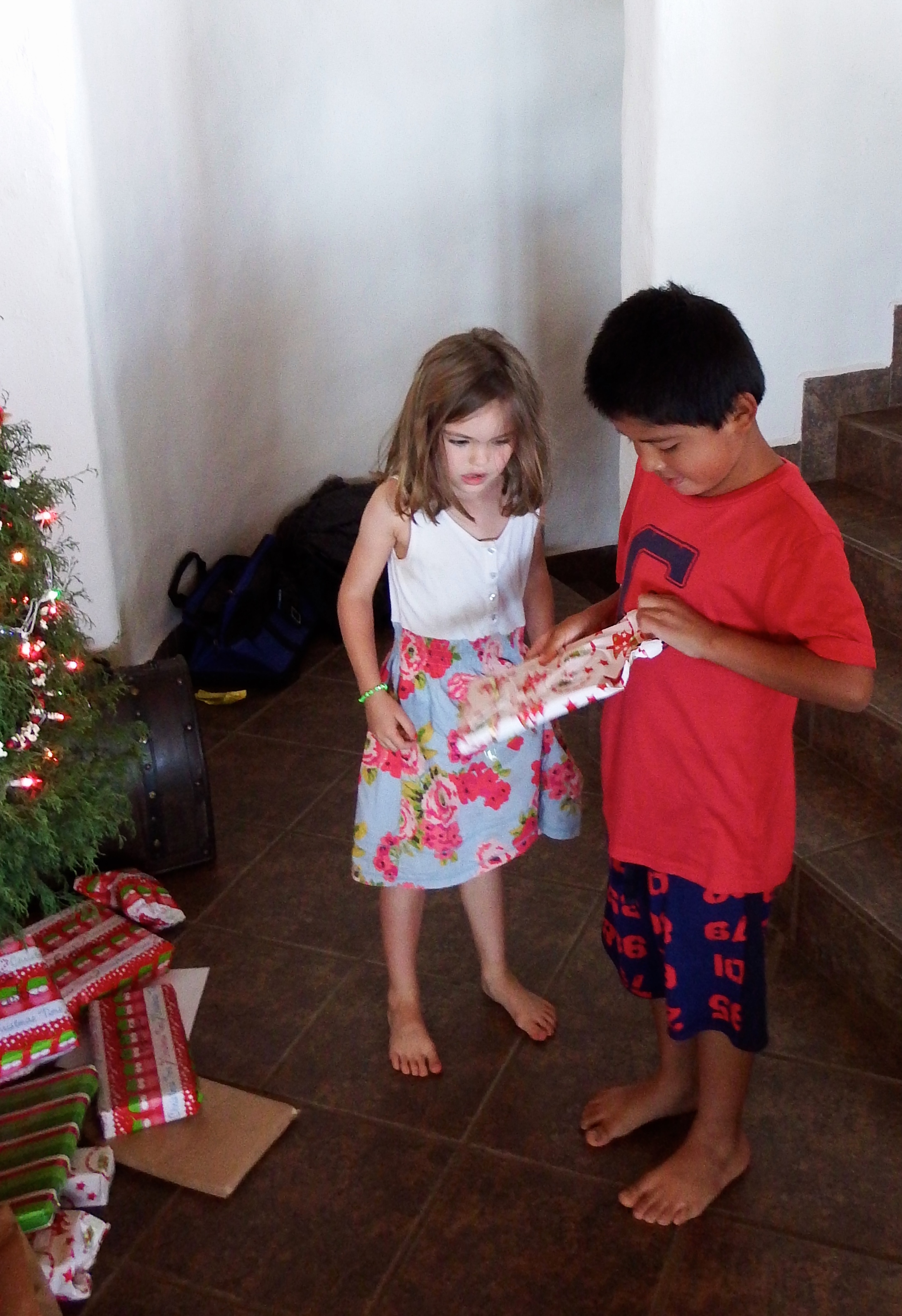 Liadan had Charlie in the "sibling grab."
