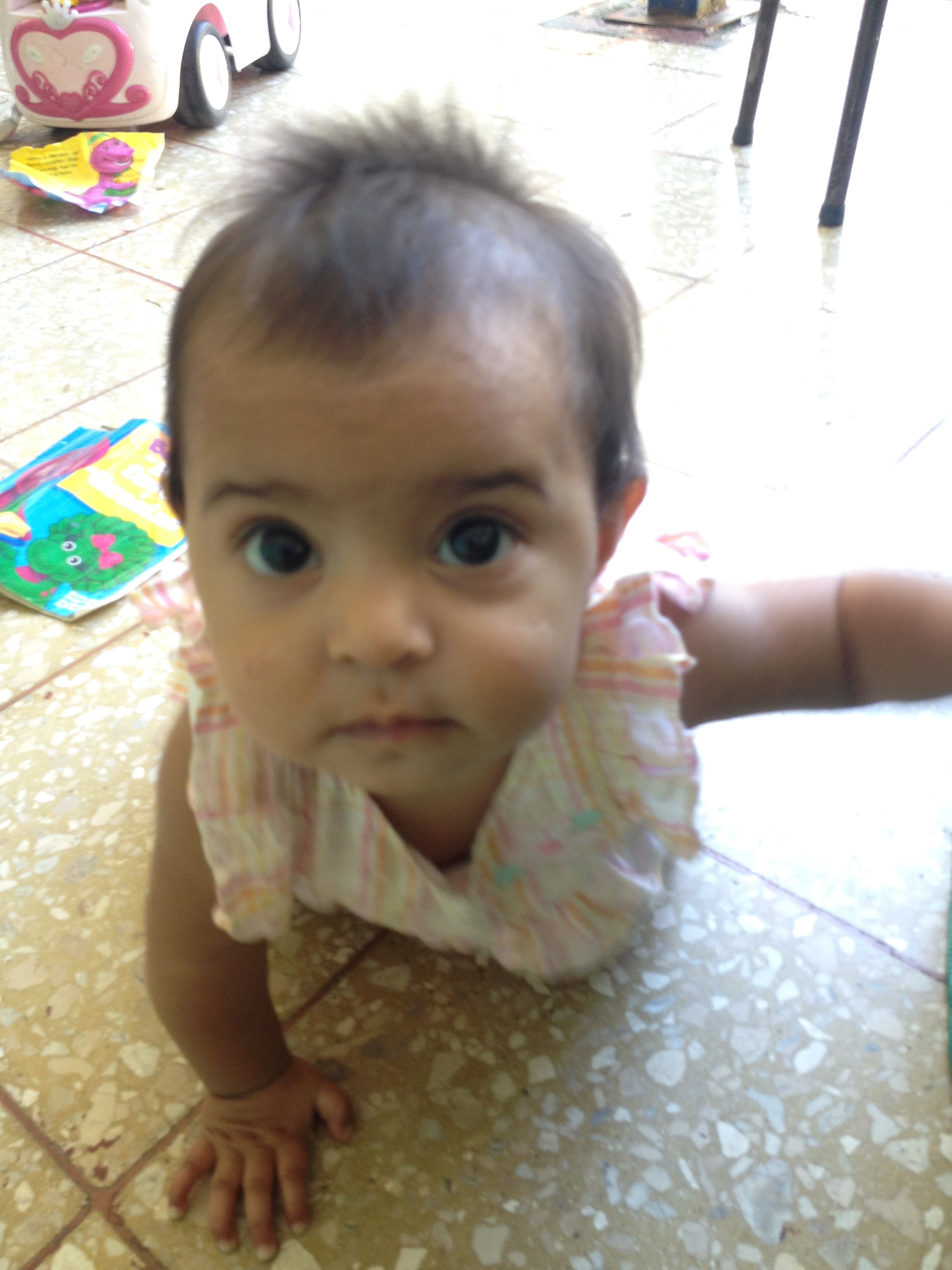 One of my new friends from the orphanage.