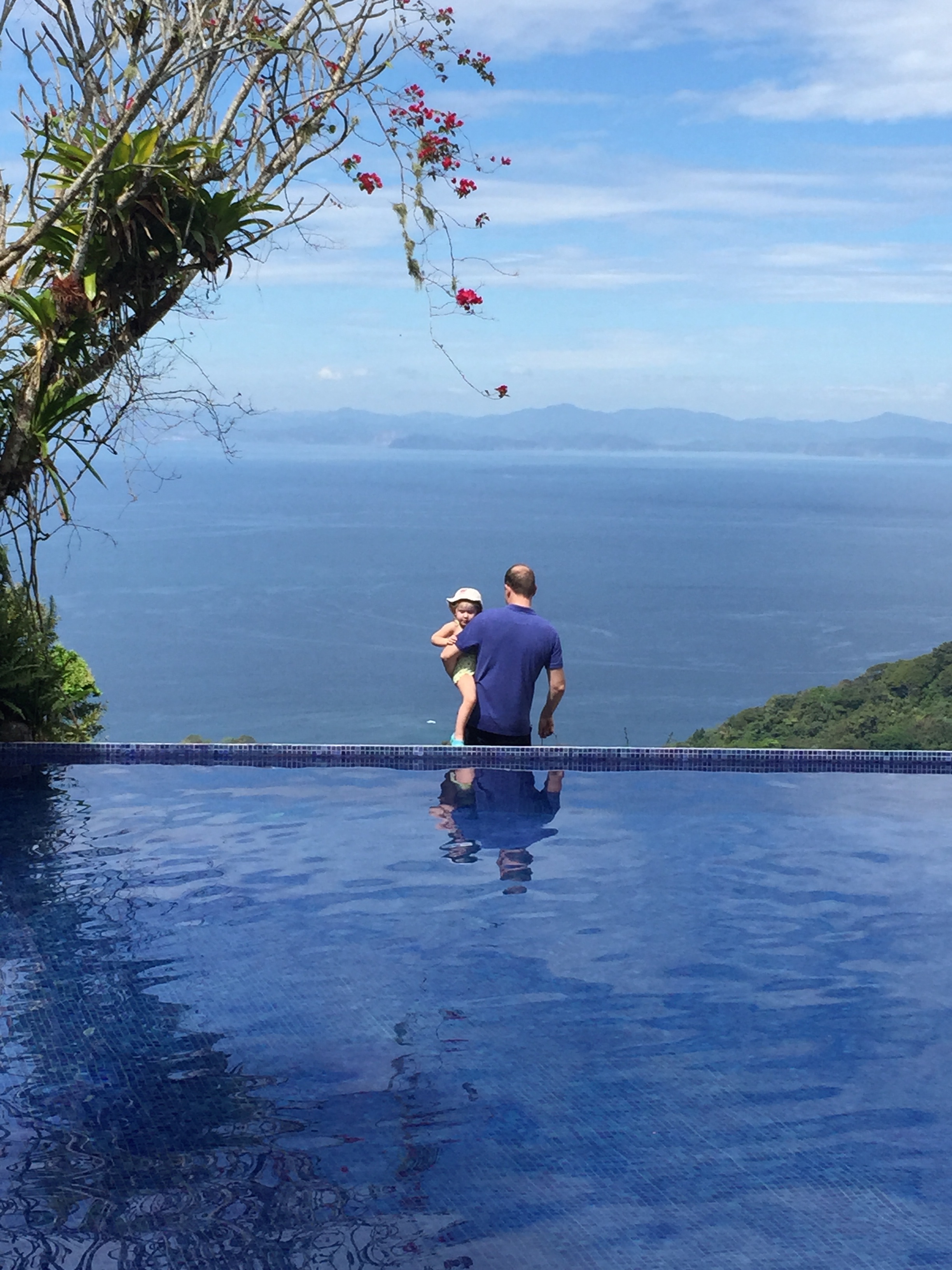 Alex and Sophie taking in the view