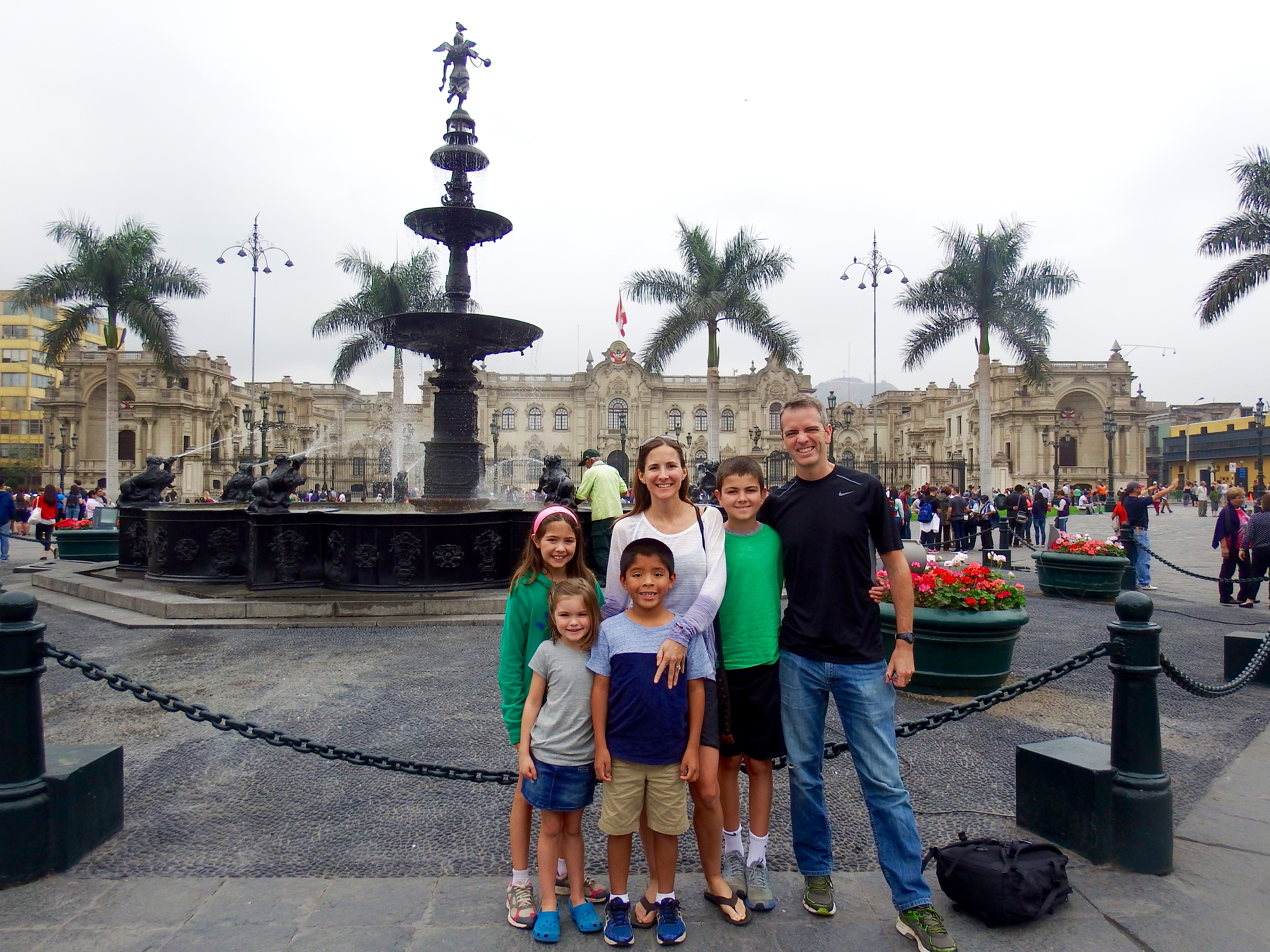 The old section of Lima feels like old Europe...