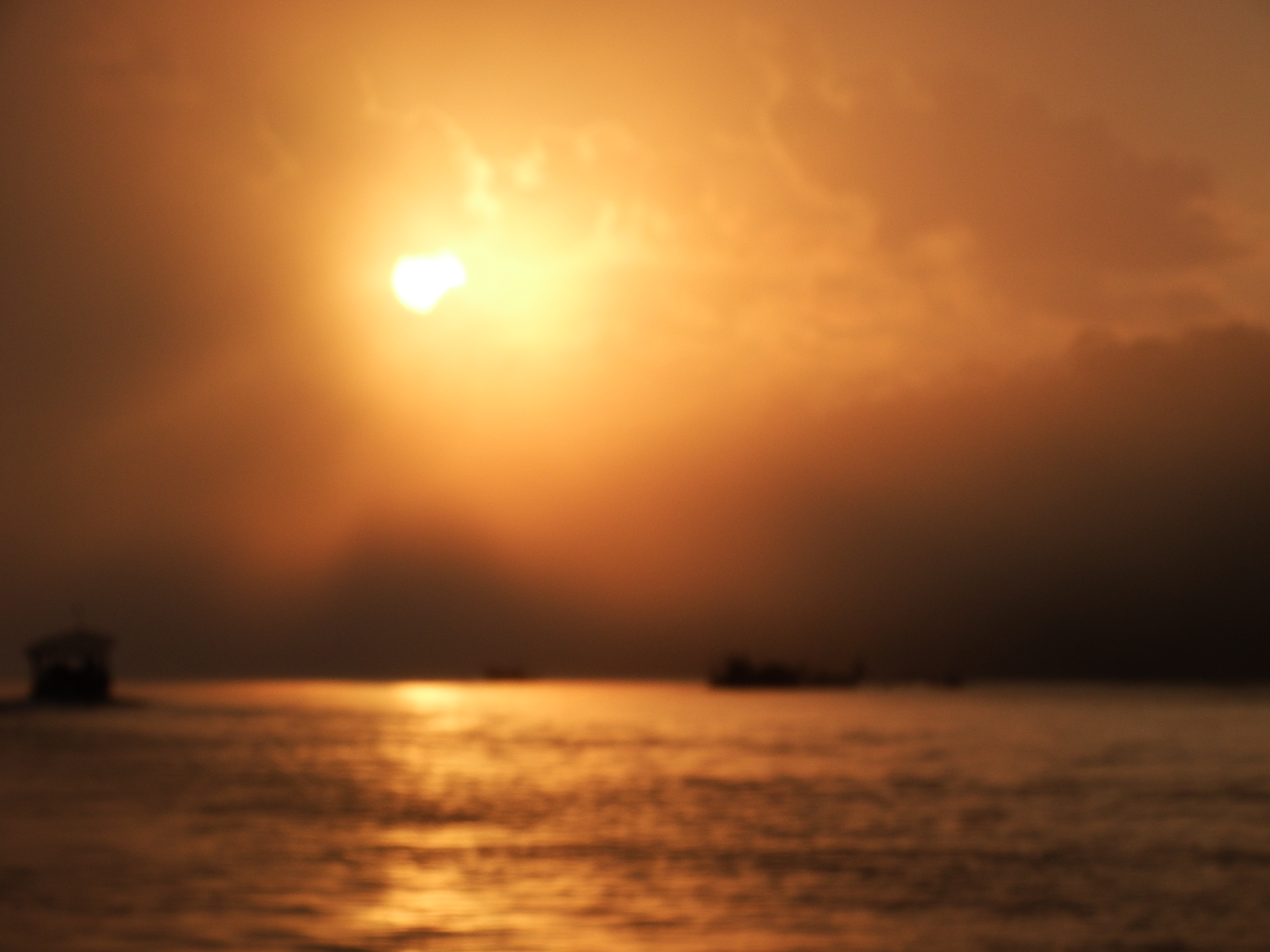 Dawn from the river boat