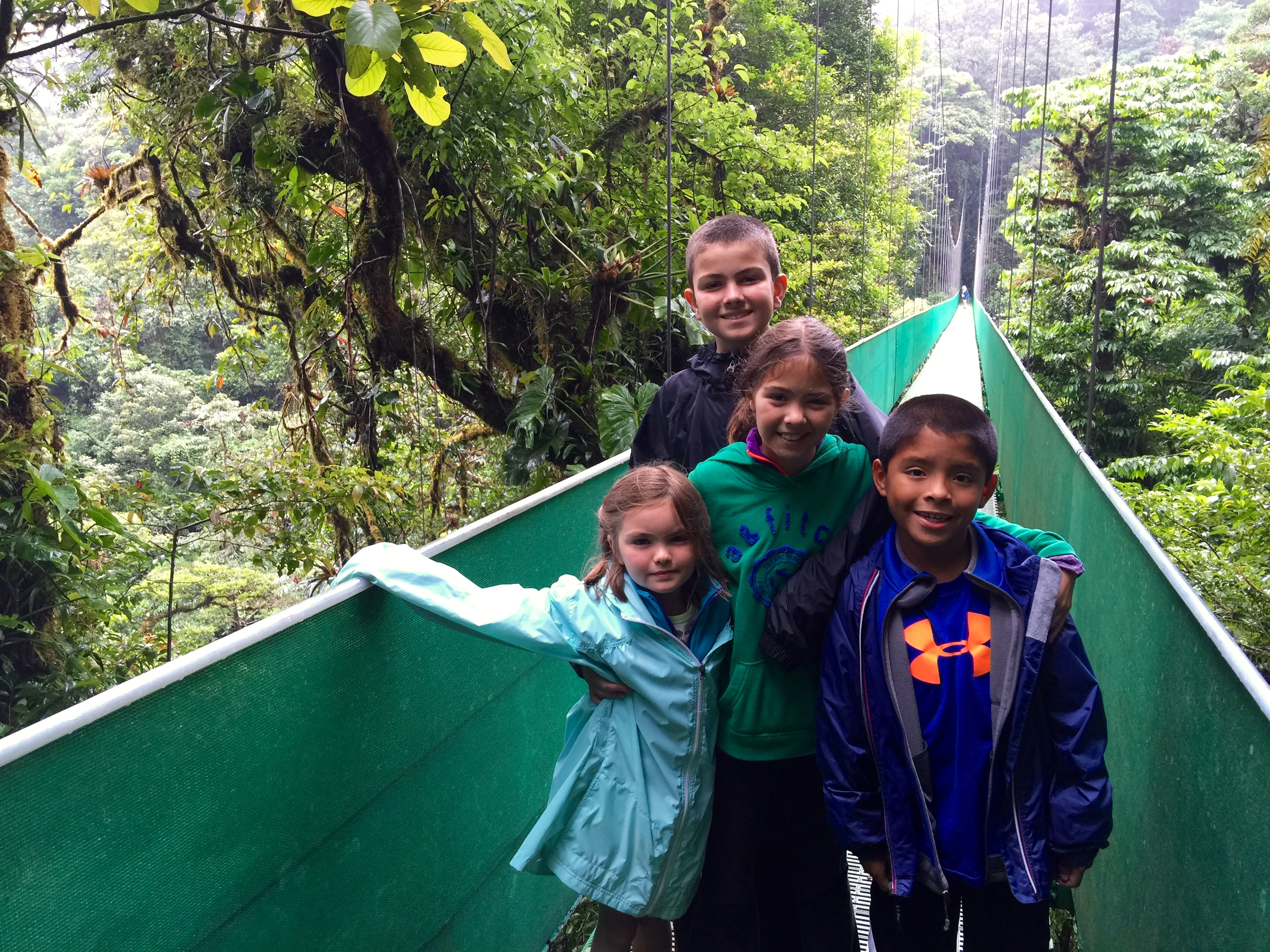 I loved the hanging bridges!